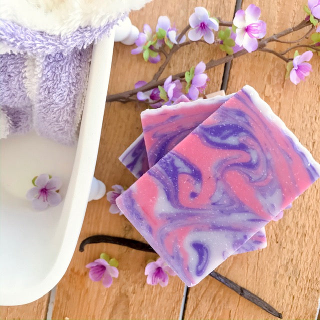 Raspberry & Cream - Handmade Coconut Milk Soap
