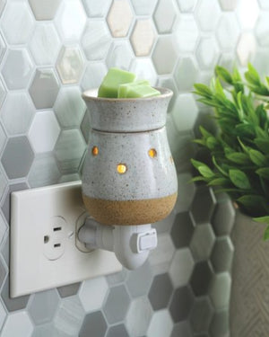 Rustic White Pluggable Fragrance Warmer