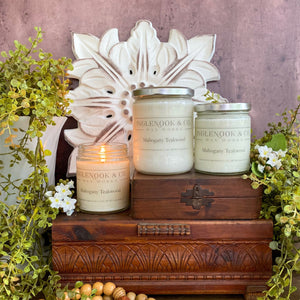 Antique Sandalwood & Mahogany Teakwood- Soy Candle – Front Porch
